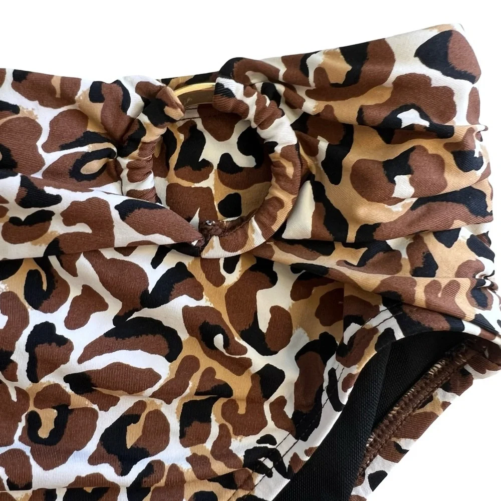 Lilly Pulitzer Spessa Top Chocolate Onyx My Favorite Spot Valyn High Rise Bottom - Picture 7 of 11